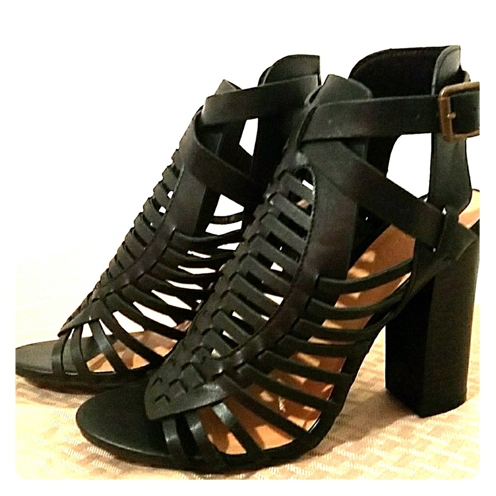 Bamboo "Faith" Strappy heels